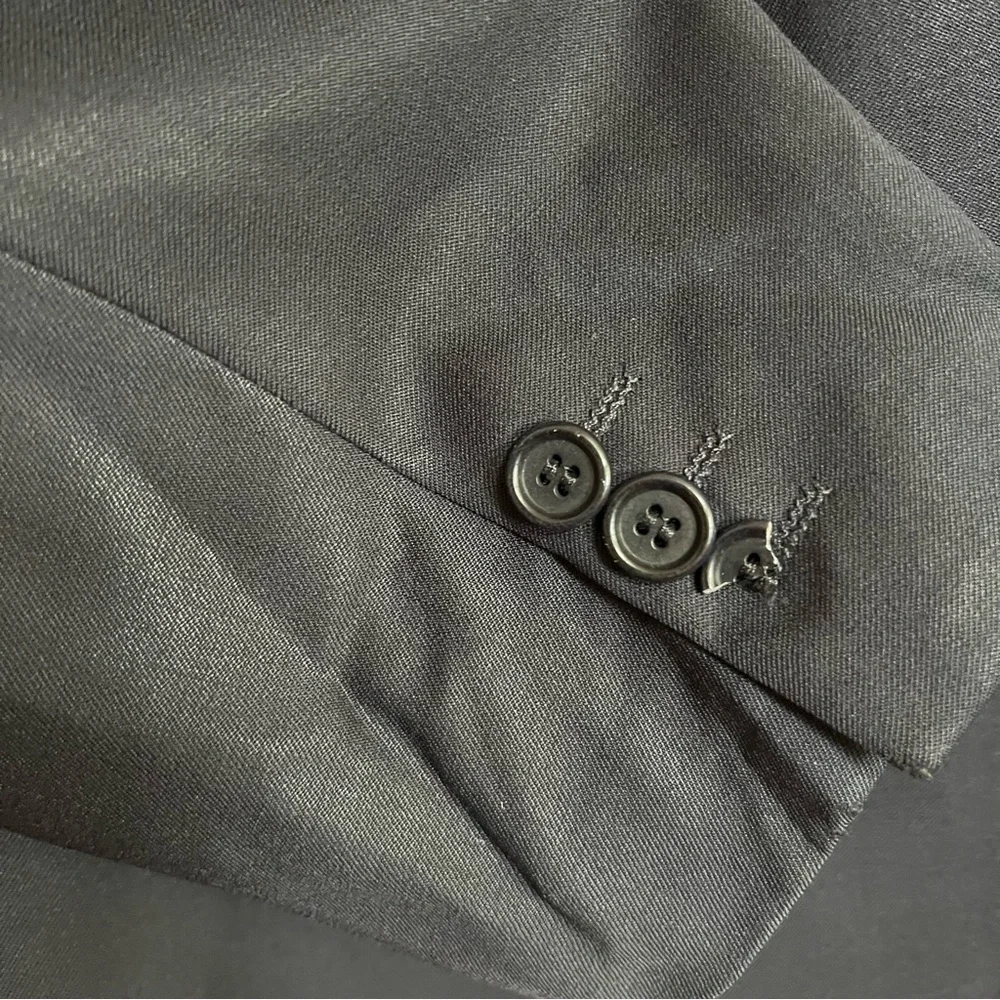 Loro Piana Hugo Boss Cashmere Blazer Jacket Sports Coat Black USA Made Sz 40